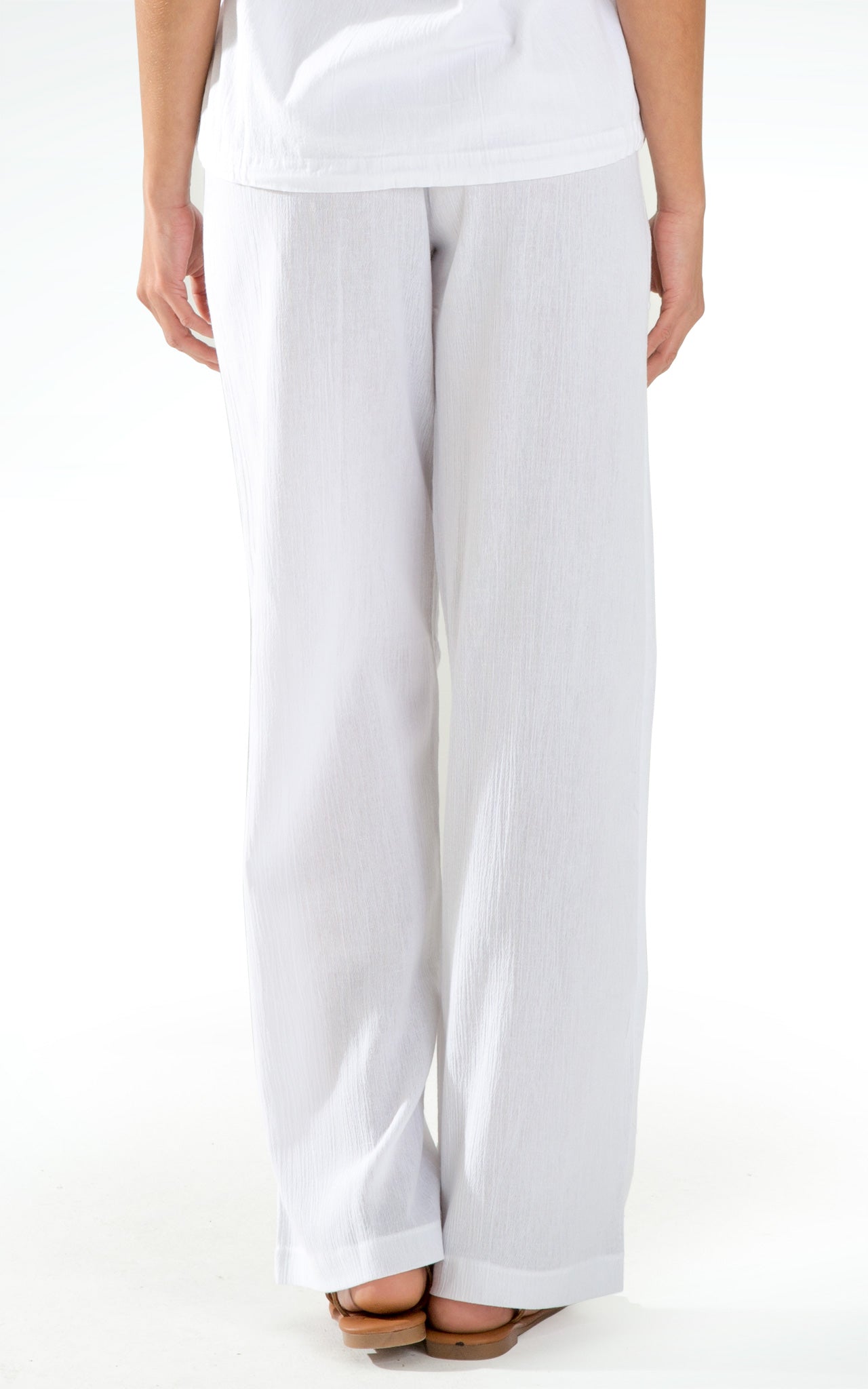 White Cotton Beach Pants – Gigi Belle Boutique